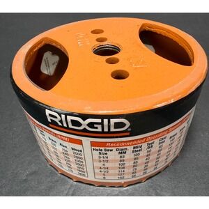 Ridgid Hole Saw 4 Inch 102mm Orange Bi-Metal 7029 Cutting Tool
